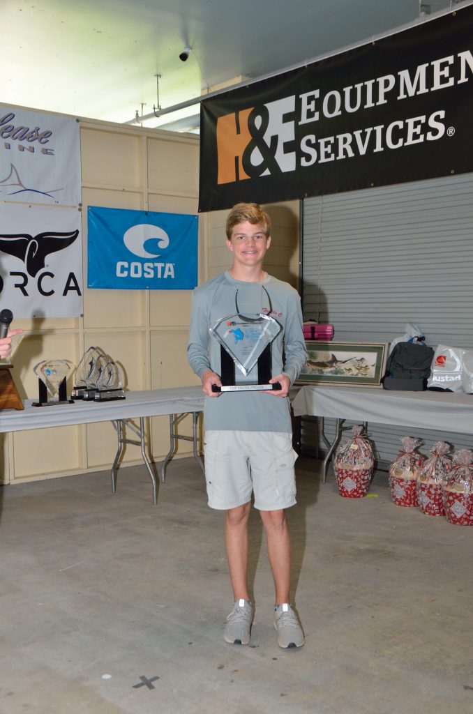 Top Youth Angler Ryan Cooper